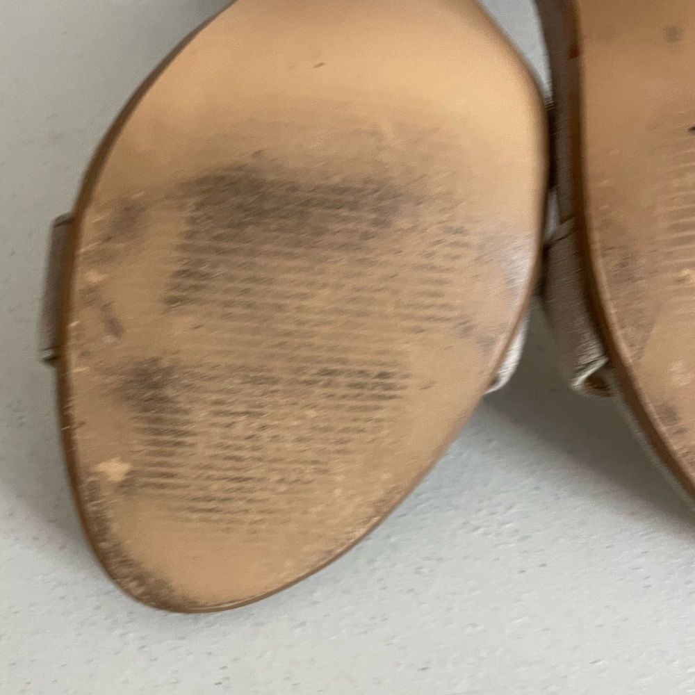 Steve Madden Carrson Blush Suede Heeled Sandals Size 10 - Picture 9 of 14